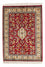Alfombra persa - Clásica - 89 x 62 cm - rojo oscuro