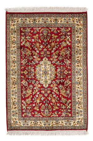 Alfombra persa - Clásica - 93 x 63 cm - rojo oscuro
