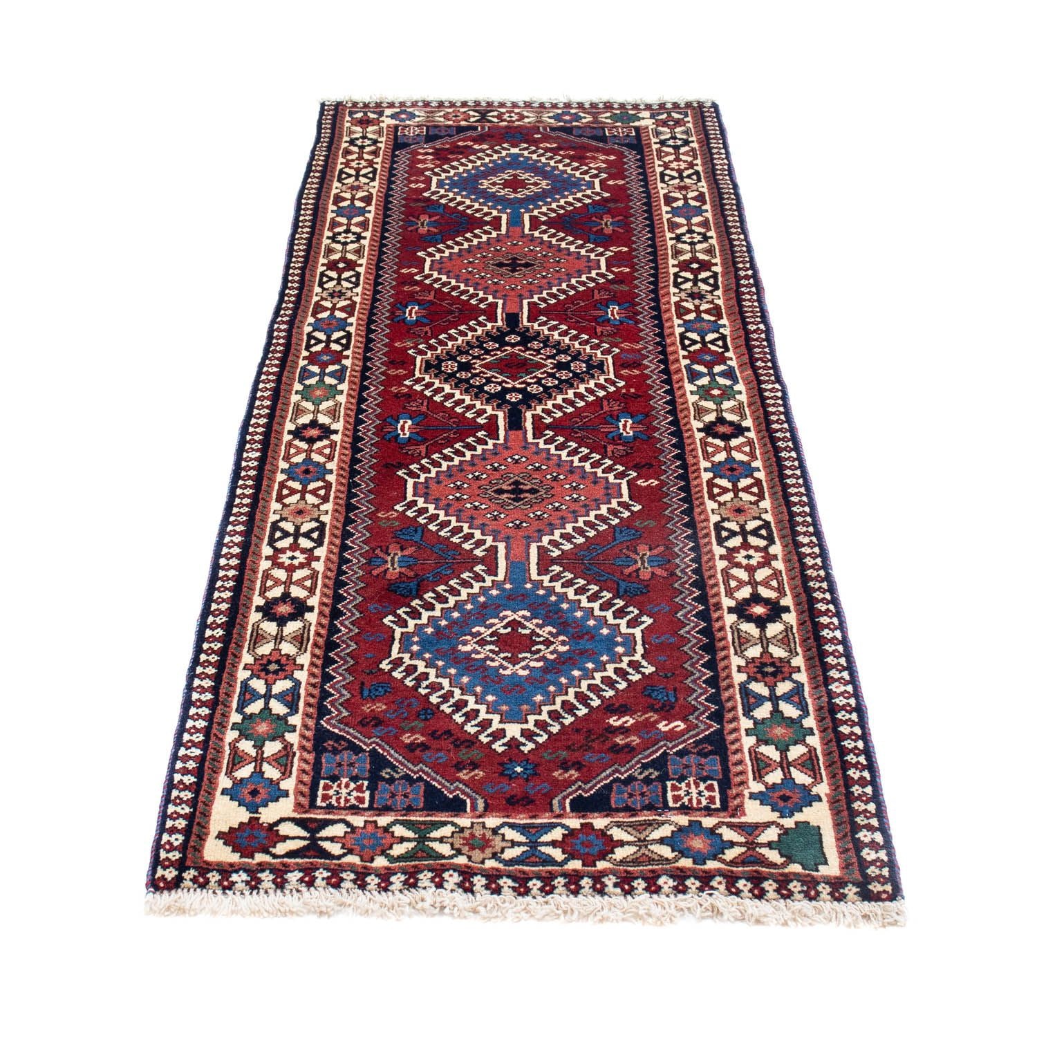 Alfombra de pasillo Alfombra persa - Nómada - 195 x 79 cm - rojo