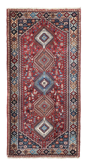 Alfombra de pasillo Alfombra persa - Nómada - 194 x 90 cm - rojo