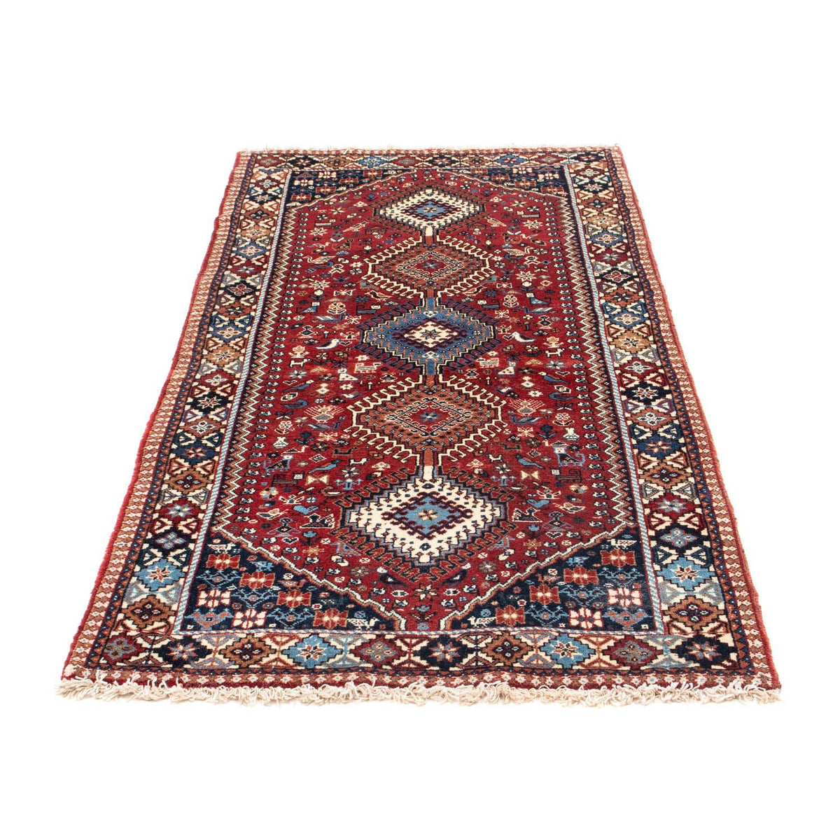 Alfombra de pasillo Alfombra persa - Nómada - 194 x 90 cm - rojo