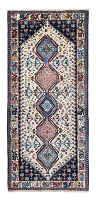 Alfombra de pasillo Alfombra persa - Nómada - 195 x 82 cm - beige