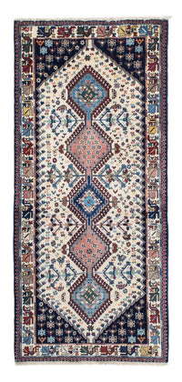 Alfombra de pasillo Alfombra persa - Nómada - 195 x 82 cm - beige