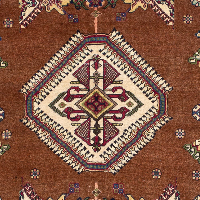 Alfombra persa - Nómada - 158 x 120 cm - marrón