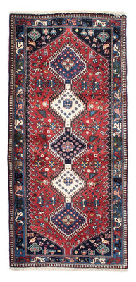 Alfombra de pasillo Alfombra persa - Nómada - 196 x 87 cm - rojo oscuro