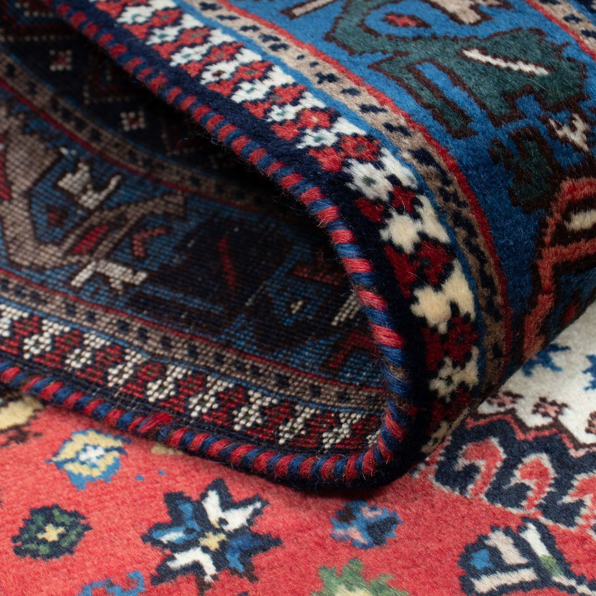 Alfombra de pasillo Alfombra persa - Nómada - 196 x 87 cm - rojo oscuro