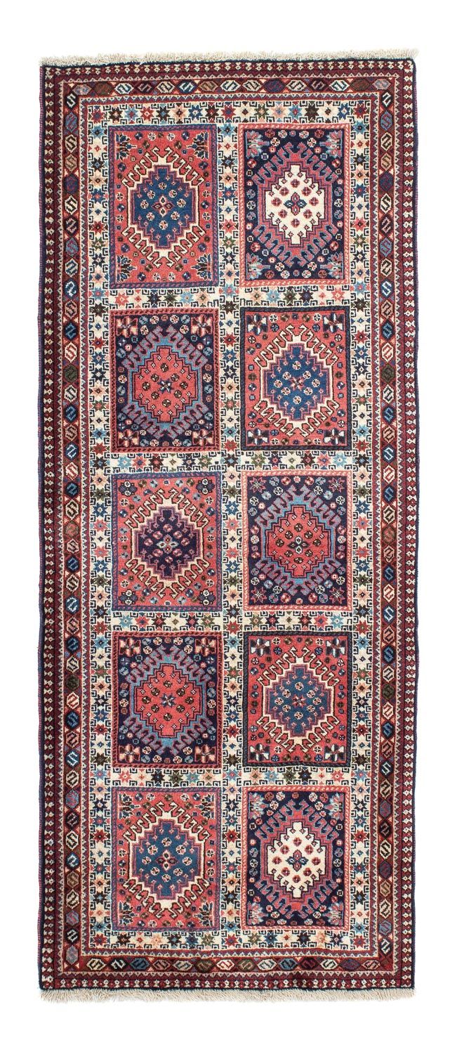 Alfombra de pasillo Alfombra persa - Nómada - 195 x 81 cm - rojo claro