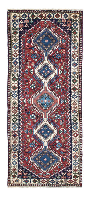 Alfombra de pasillo Alfombra persa - Nómada - 197 x 78 cm - rojo