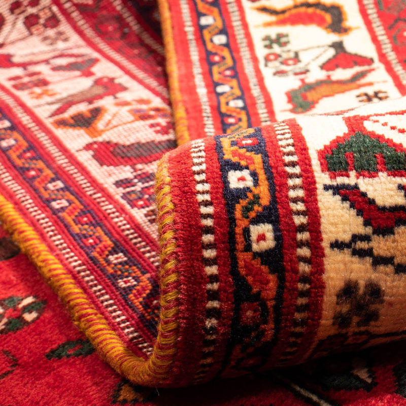 Alfombra persa - Nómada - 291 x 210 cm - rojo oscuro