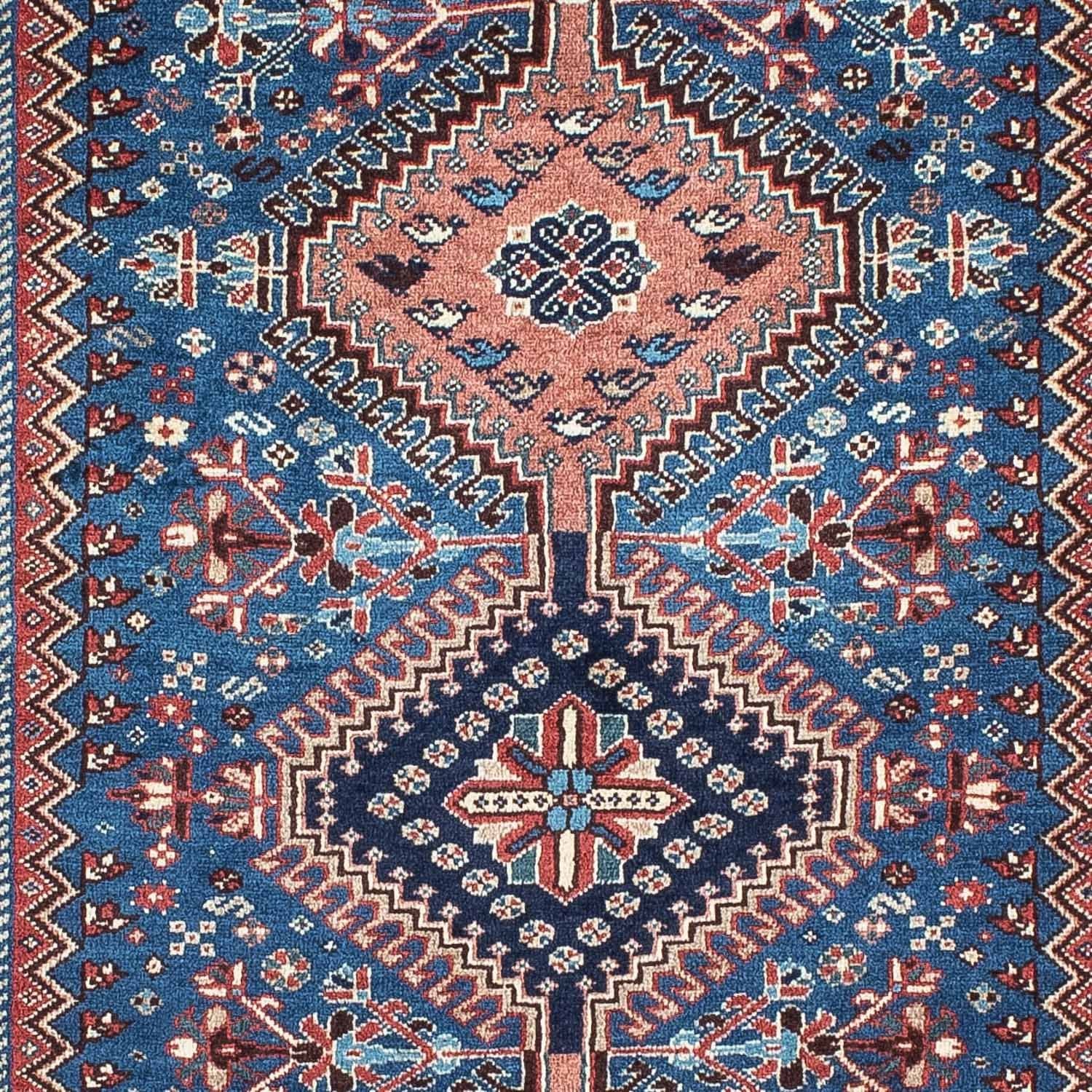 Alfombra de pasillo Alfombra persa - Nómada - 183 x 78 cm - azul