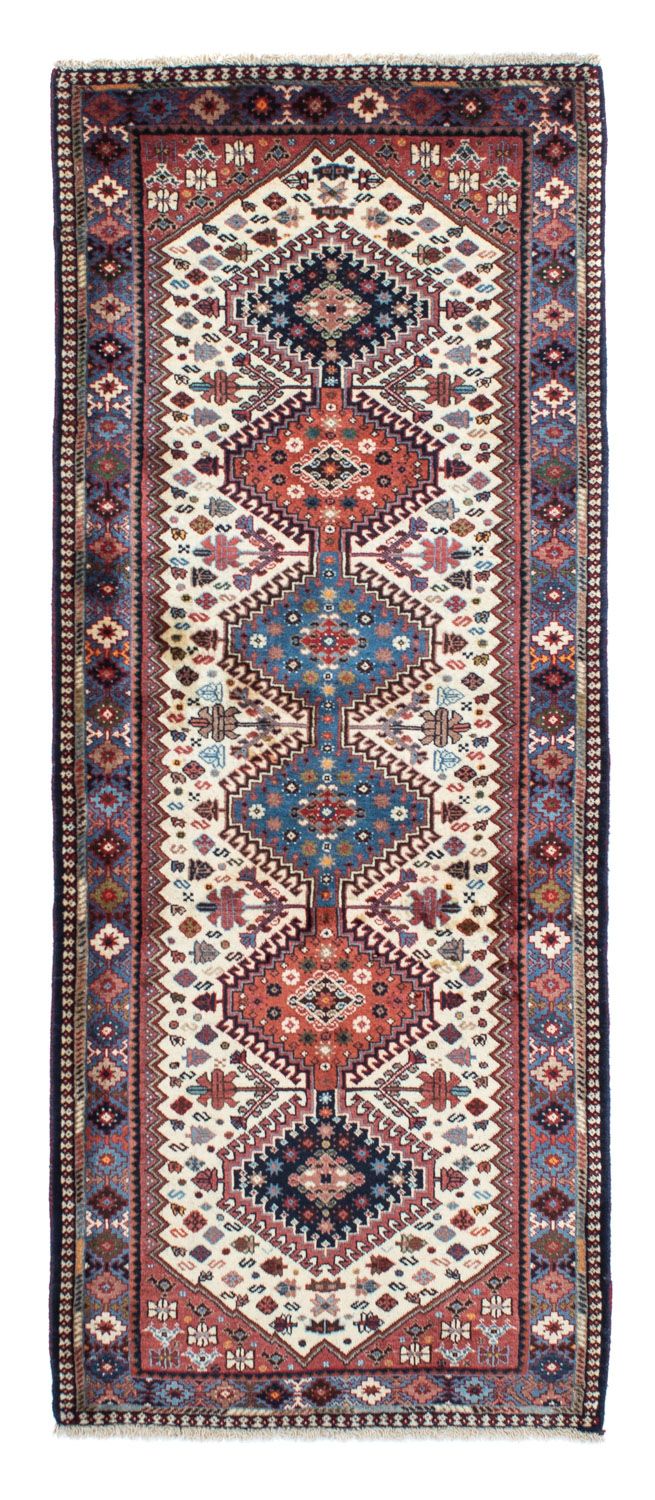Alfombra de pasillo Alfombra persa - Nómada - 205 x 83 cm - beige