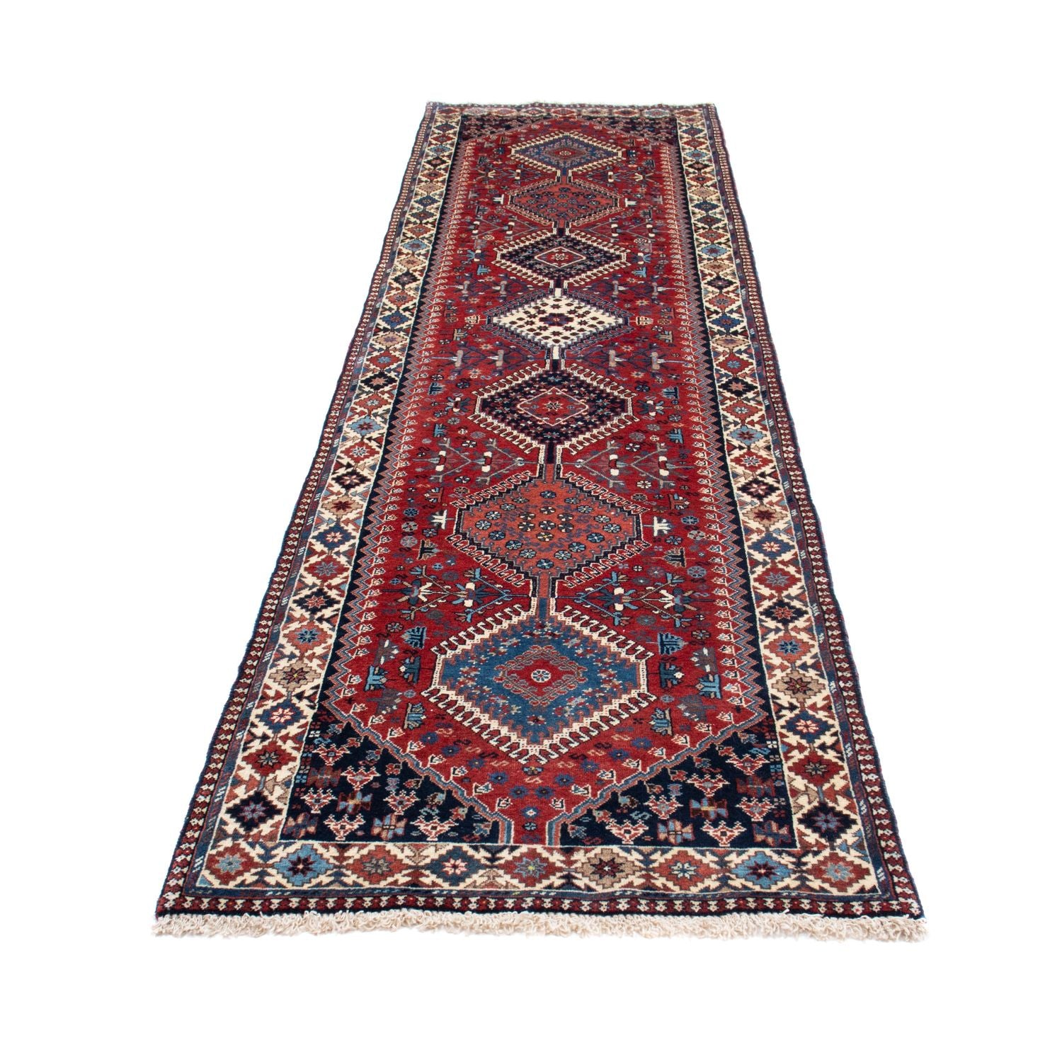 Alfombra de pasillo Alfombra persa - Nómada - 308 x 82 cm - multicolor