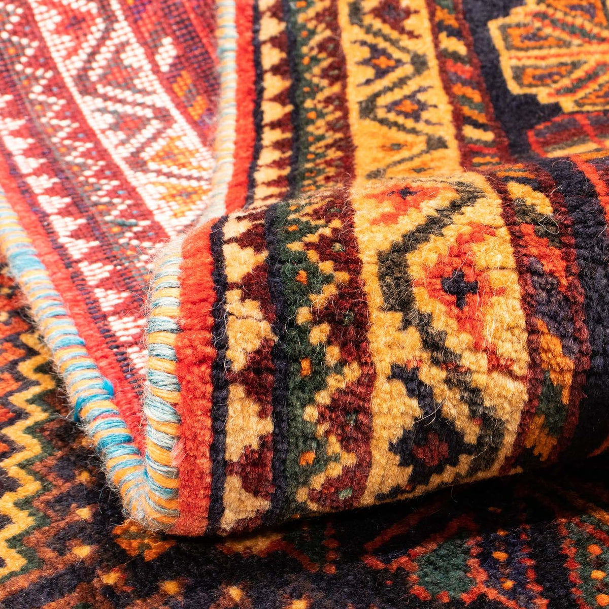 Alfombra persa - Nómada - 164 x 122 cm - rojo