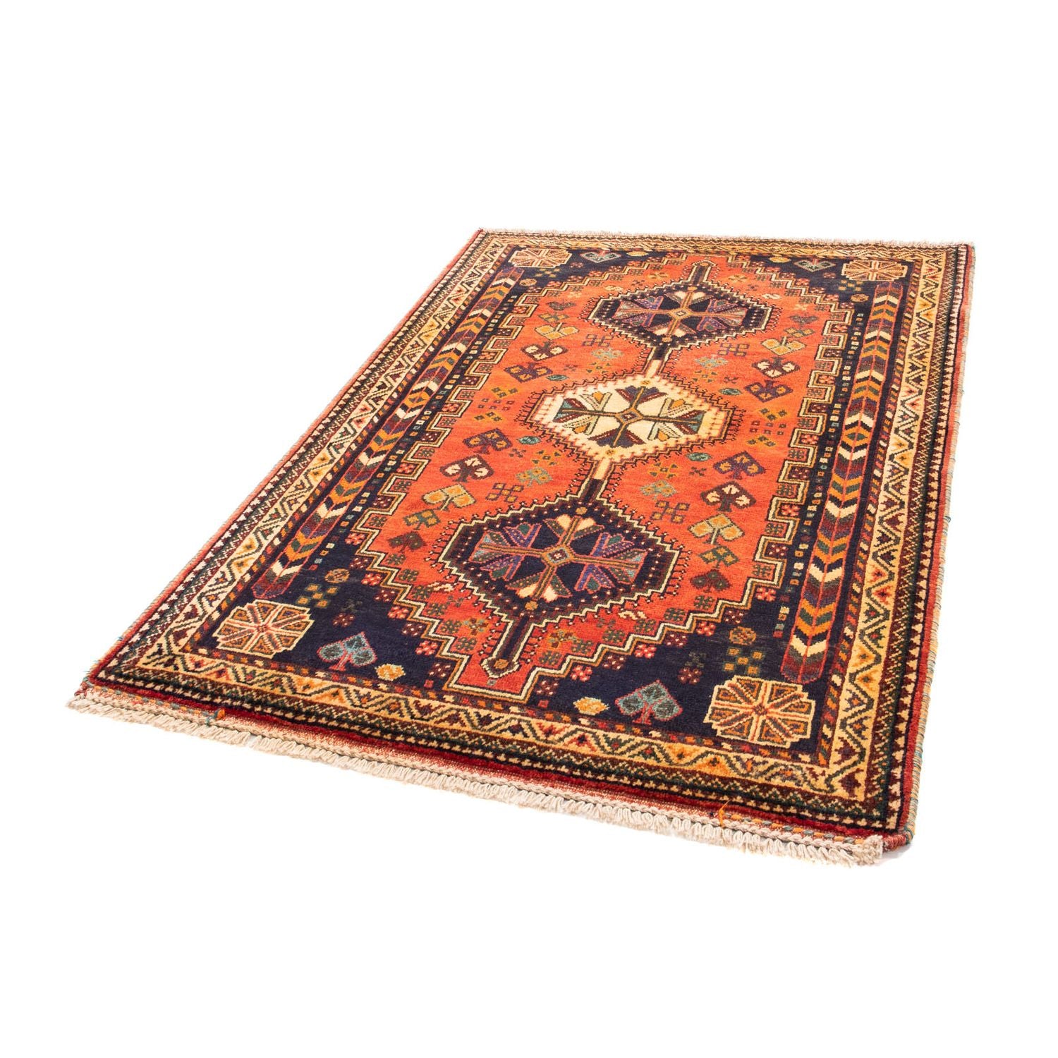 Alfombra persa - Nómada - 164 x 122 cm - rojo