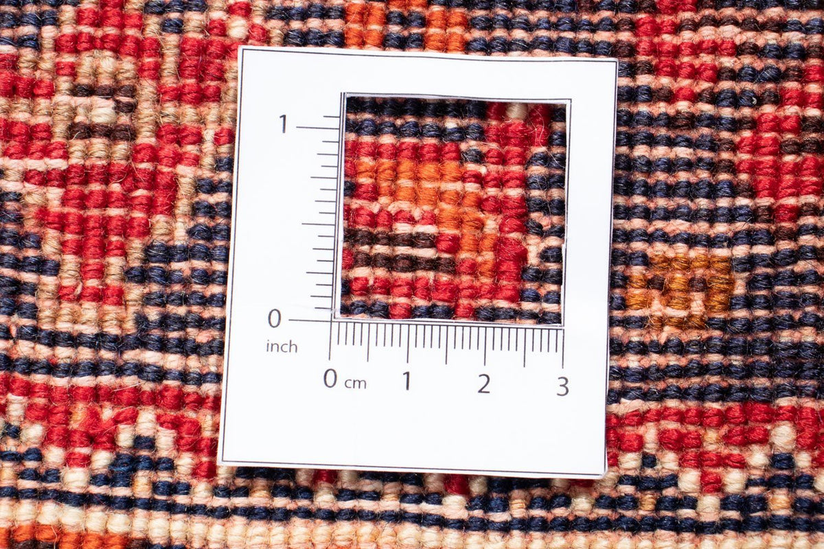 Alfombra de pasillo Alfombra persa - Nómada - 301 x 104 cm - rojo oscuro