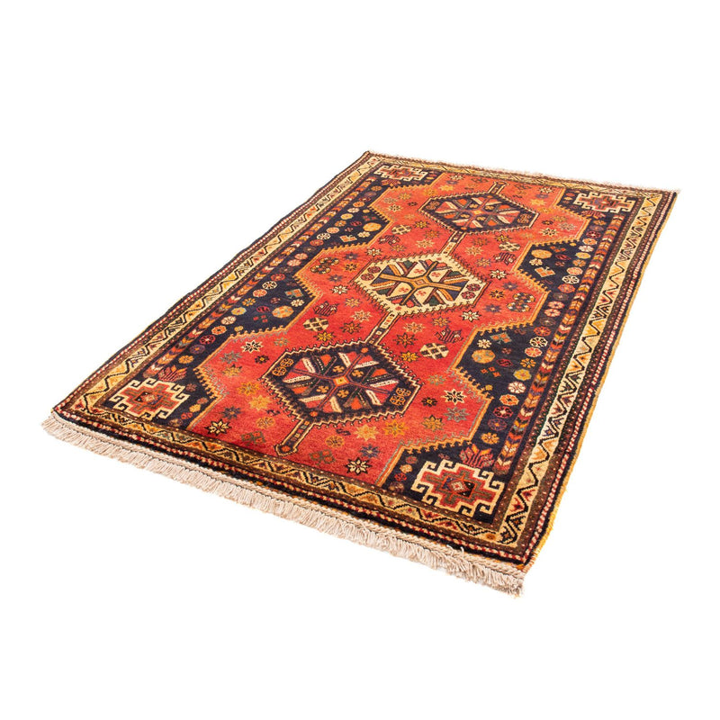 Alfombra persa - Nómada - 170 x 116 cm - rojo oscuro