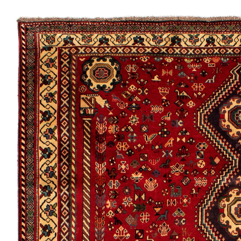 Alfombra persa - Nómada - 295 x 210 cm - rojo oscuro