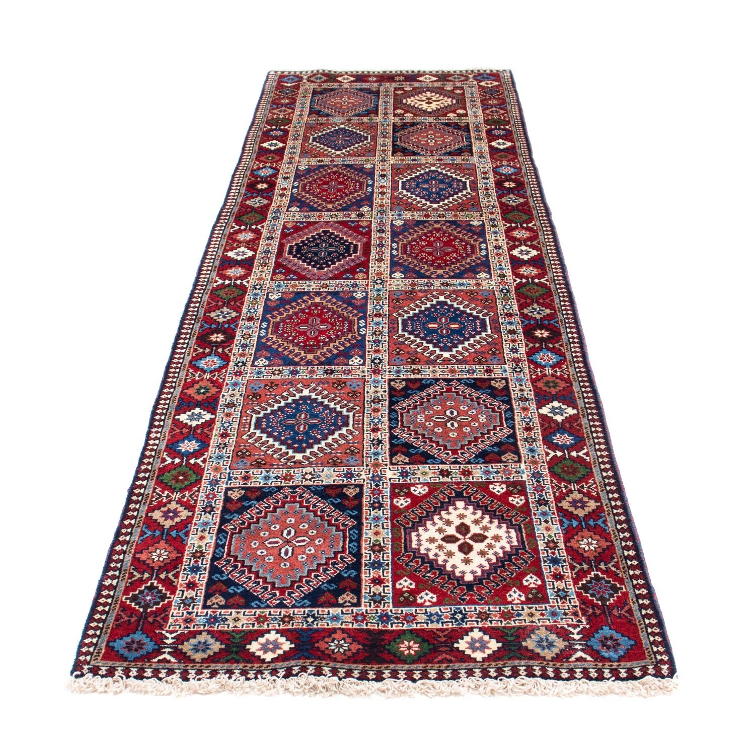Alfombra de pasillo Alfombra persa - Nómada - 283 x 82 cm - multicolor