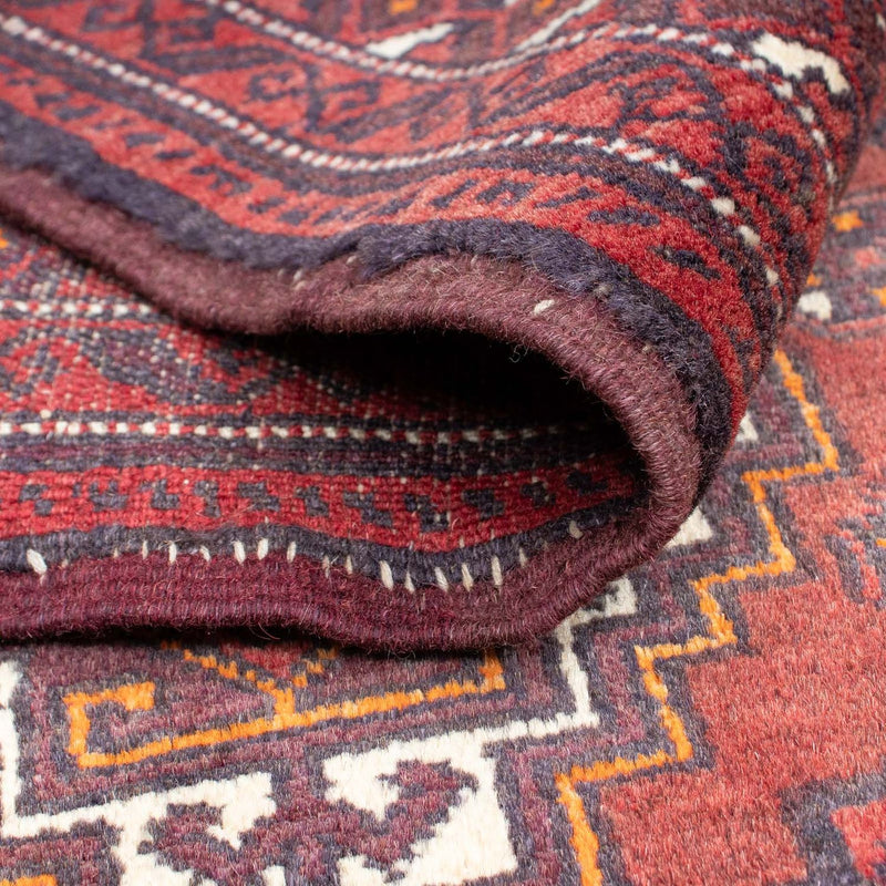 Alfombra Belutsch - 162 x 120 cm - rojo oscuro