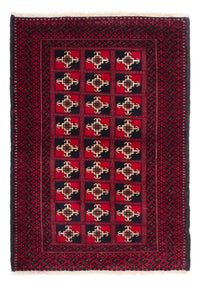 Alfombra Belutsch - 137 x 97 cm - rojo oscuro