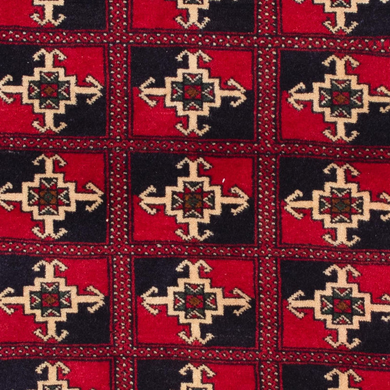 Alfombra Belutsch - 137 x 97 cm - rojo oscuro