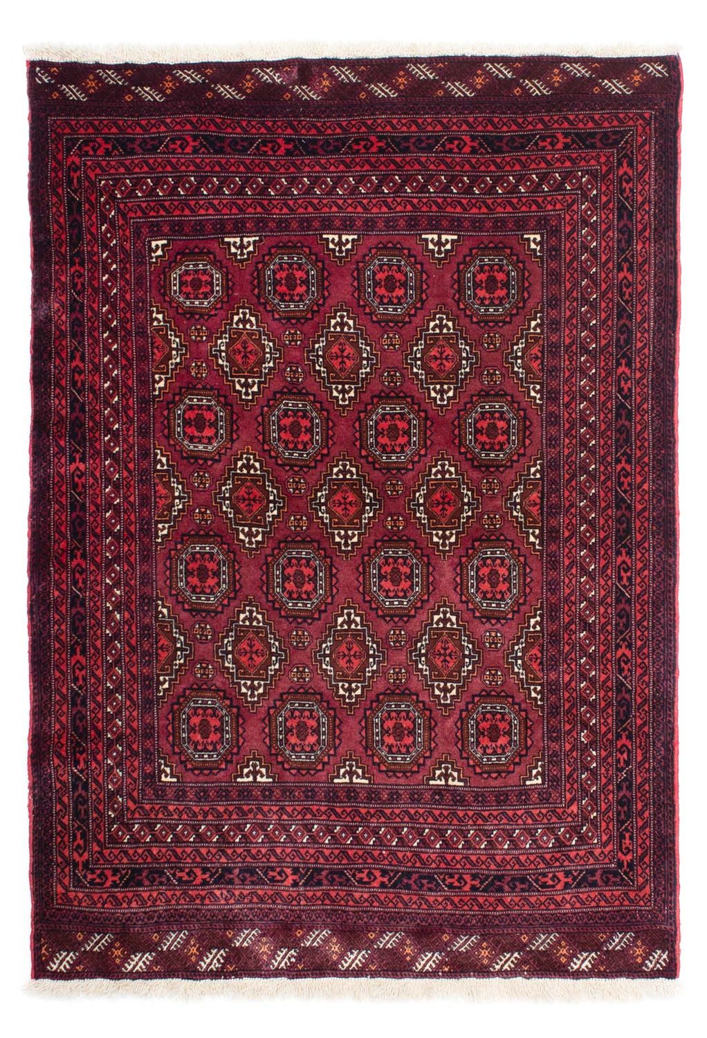 Alfombra Belutsch - 167 x 116 cm - rojo oscuro