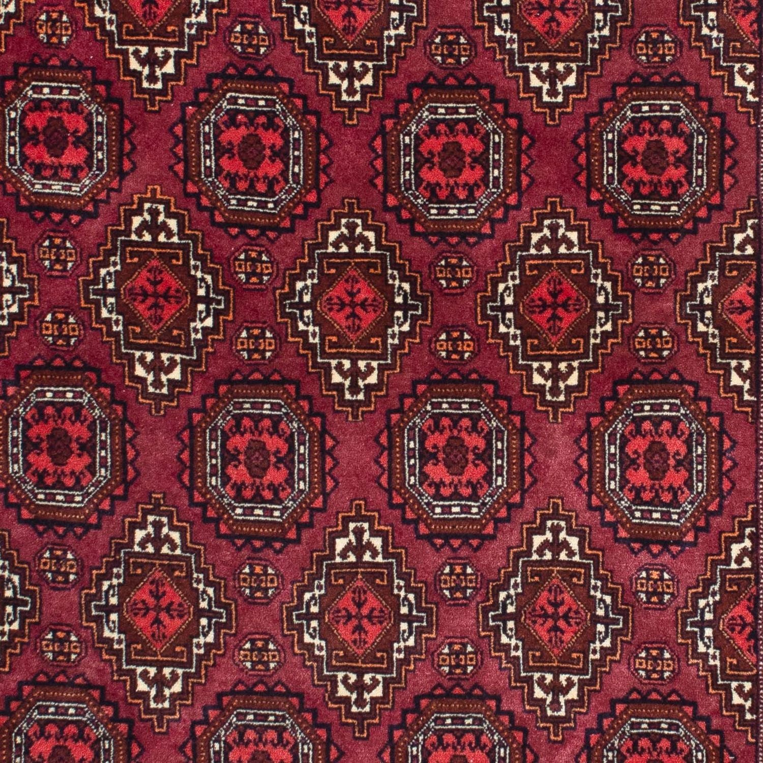 Alfombra Belutsch - 167 x 116 cm - rojo oscuro