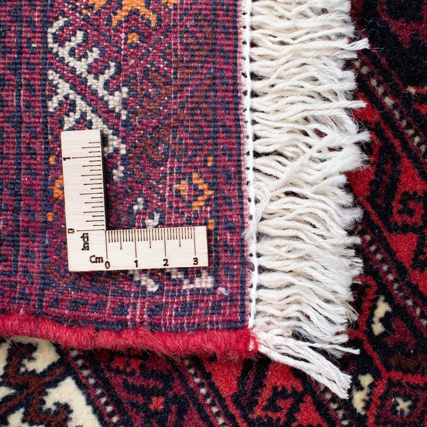 Alfombra Belutsch - 167 x 116 cm - rojo oscuro
