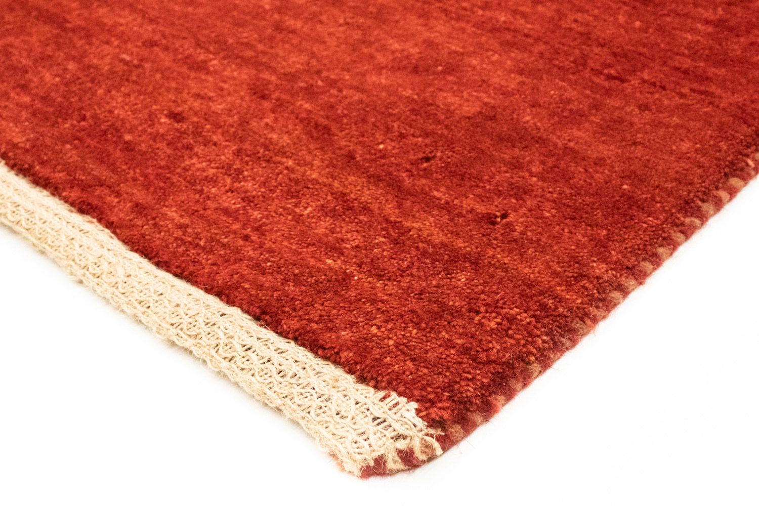 Alfombra de pasillo Alfombra Gabbeh - Persa - 180 x 100 cm - rojo