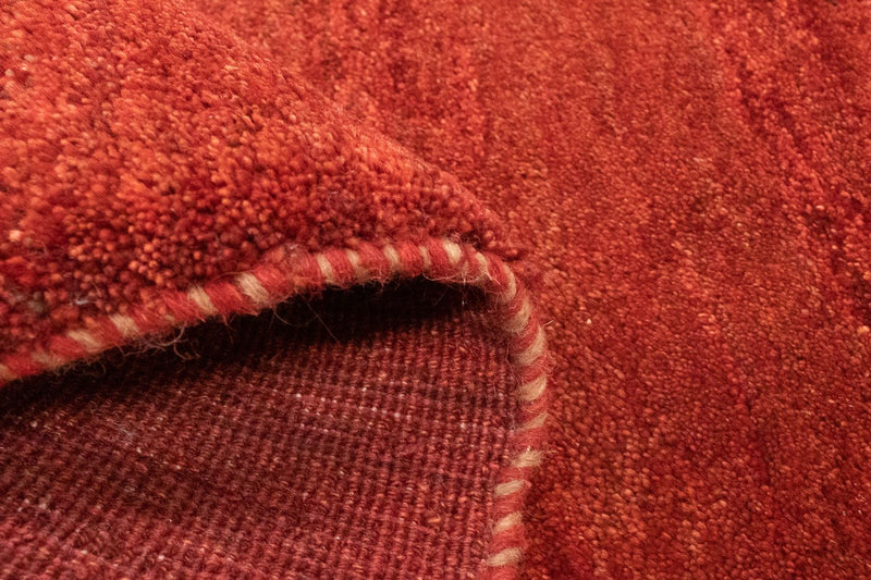 Alfombra de pasillo Alfombra Gabbeh - Persa - 228 x 78 cm - rojo