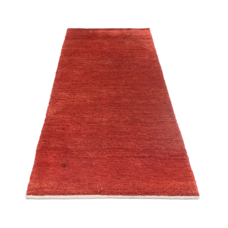 Alfombra de pasillo Alfombra Gabbeh - Persa - 228 x 78 cm - rojo