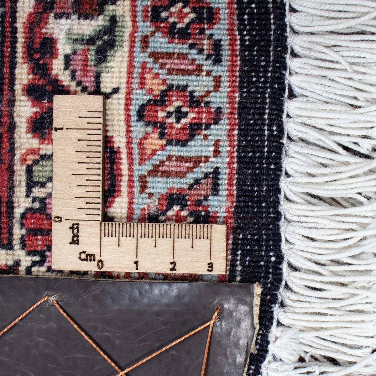 Alfombra persa - Bidjar - 182 x 108 cm - azul oscuro