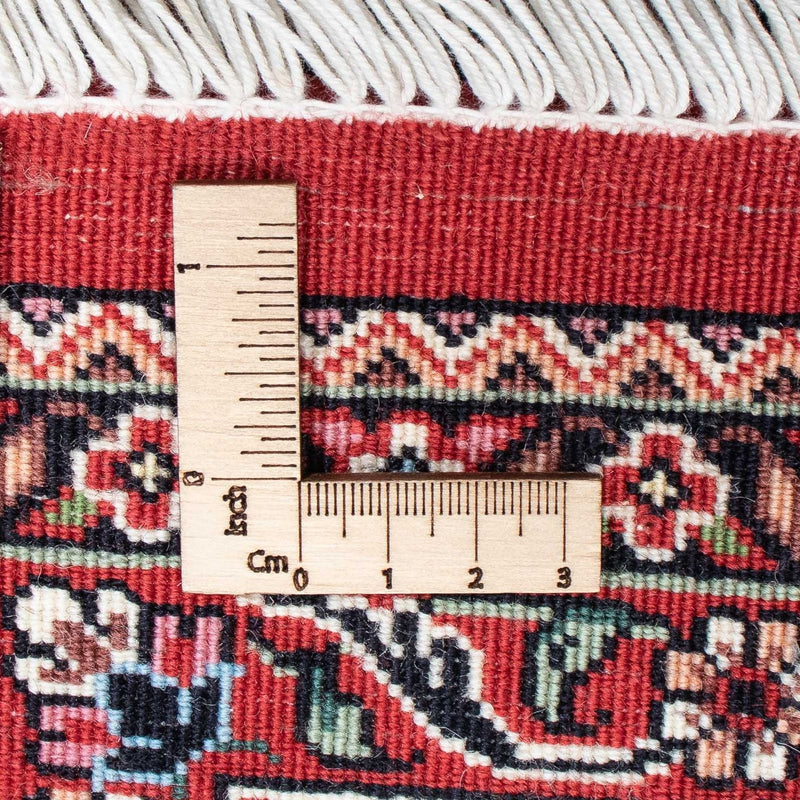 Alfombra persa - Bidjar - 182 x 130 cm - rojo