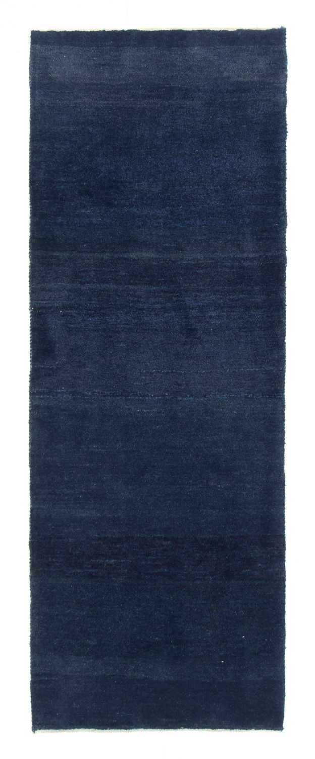 Alfombra de pasillo Alfombra Gabbeh - Persa - 228 x 80 cm - azul oscuro