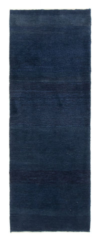 Alfombra de pasillo Alfombra Gabbeh - Persa - 228 x 80 cm - azul oscuro