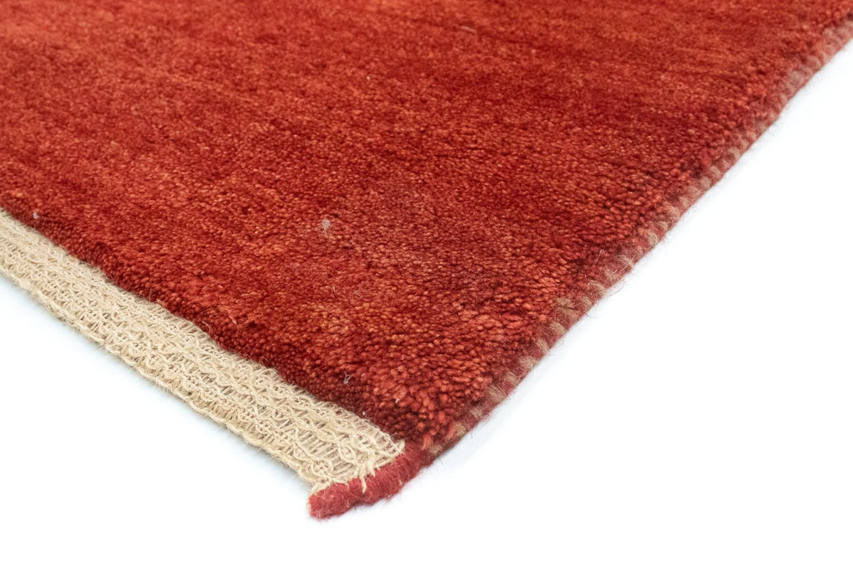 Alfombra de pasillo Alfombra Gabbeh - Persa - 215 x 72 cm - rojo