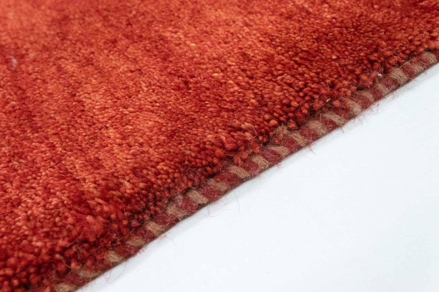 Alfombra de pasillo Alfombra Gabbeh - Persa - 215 x 72 cm - rojo