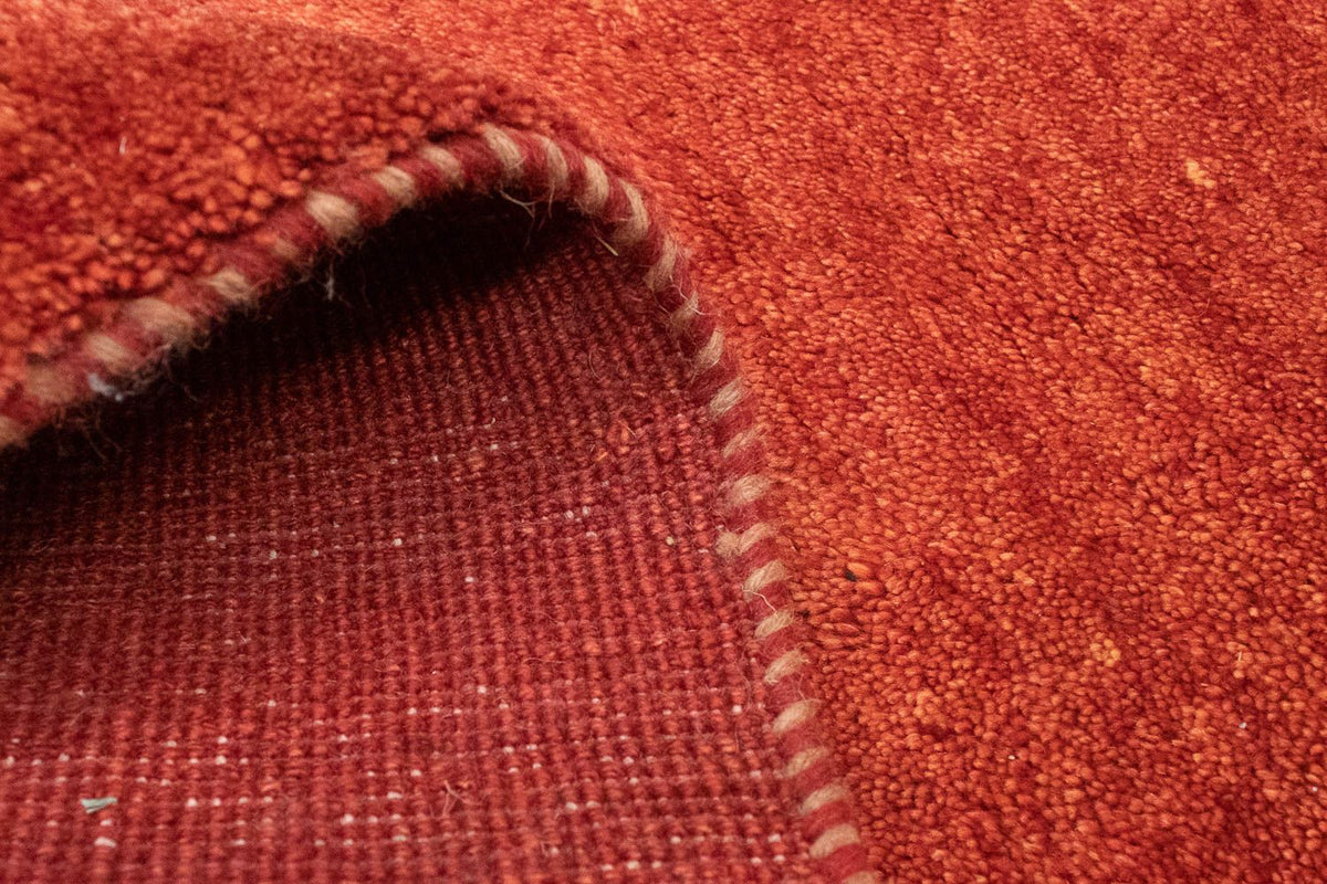 Alfombra de pasillo Alfombra Gabbeh - Persa - 215 x 72 cm - rojo