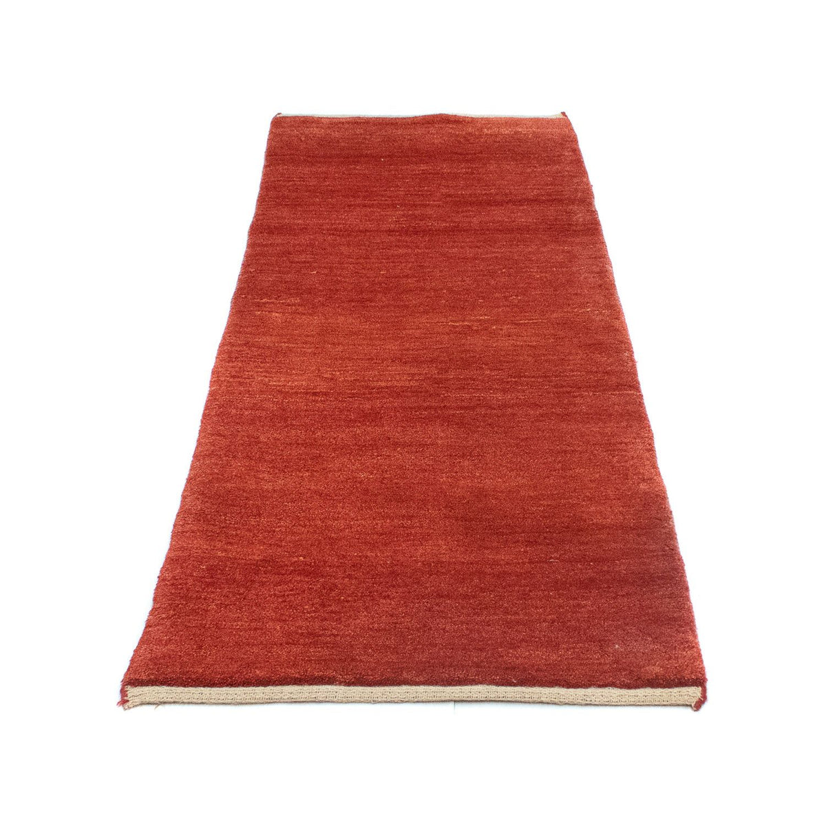 Alfombra de pasillo Alfombra Gabbeh - Persa - 215 x 72 cm - rojo