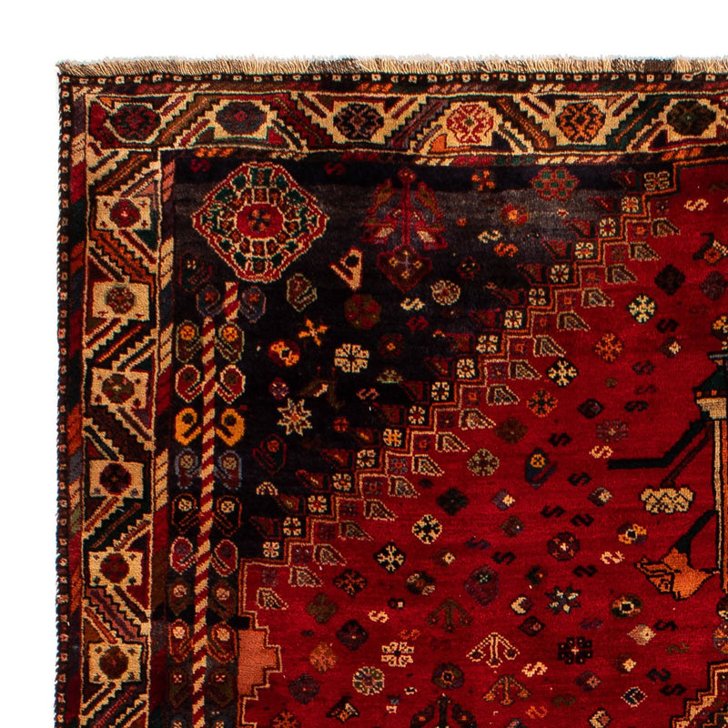 Alfombra persa - Nómada - 296 x 203 cm - rojo oscuro