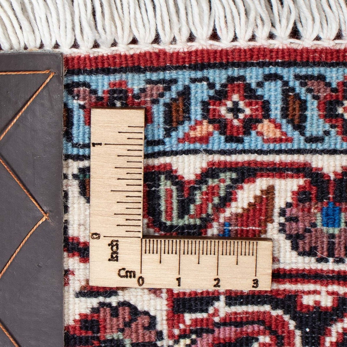 Alfombra persa - Bidjar - 203 x 130 cm - rojo claro