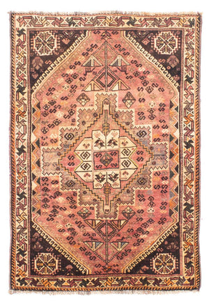 Alfombra persa - Nómada - 161 x 109 cm - rojo claro