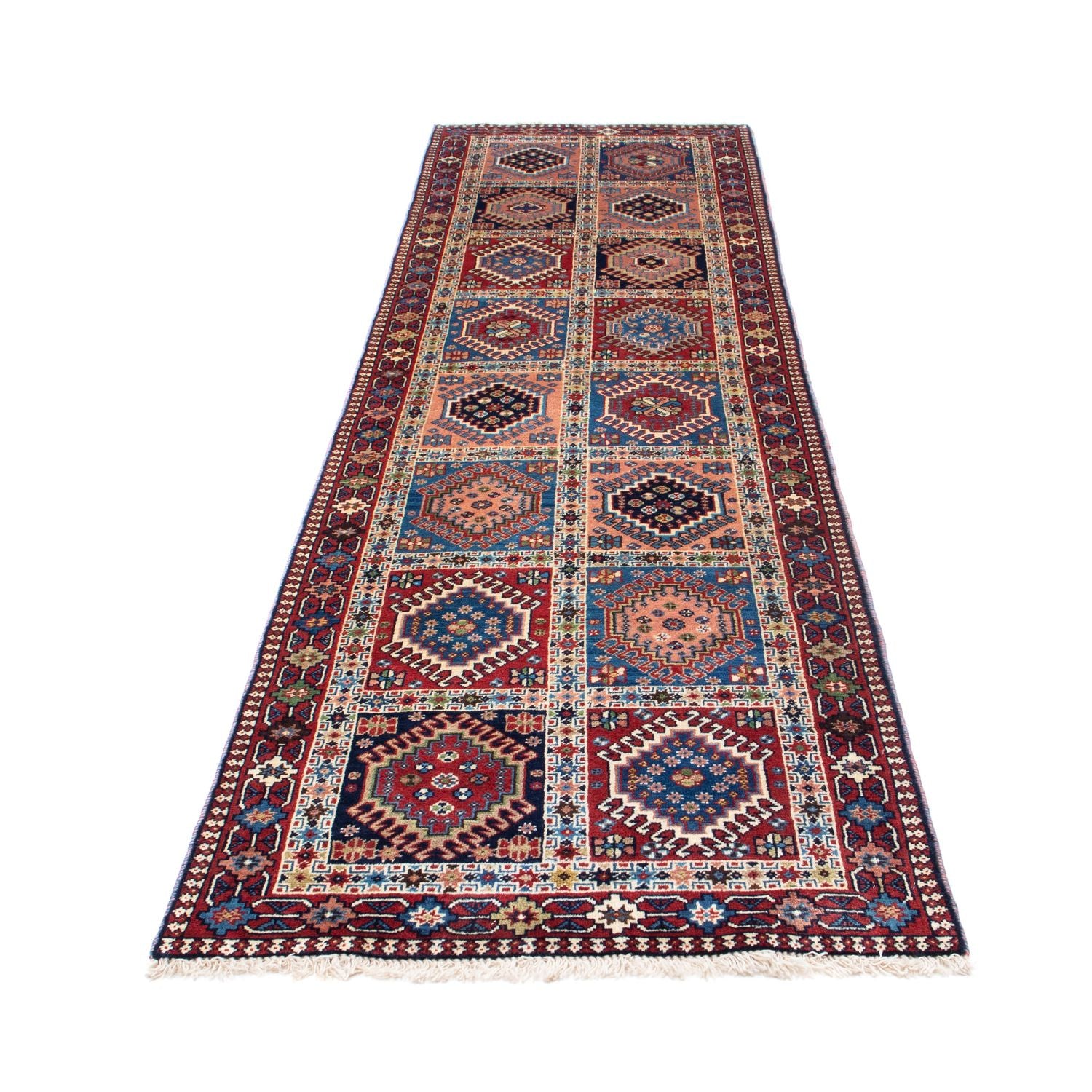 Alfombra de pasillo Alfombra persa - Nómada - 298 x 81 cm - multicolor