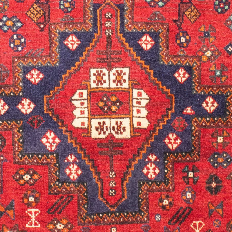 Alfombra persa - Nómada - 159 x 121 cm - rojo oscuro