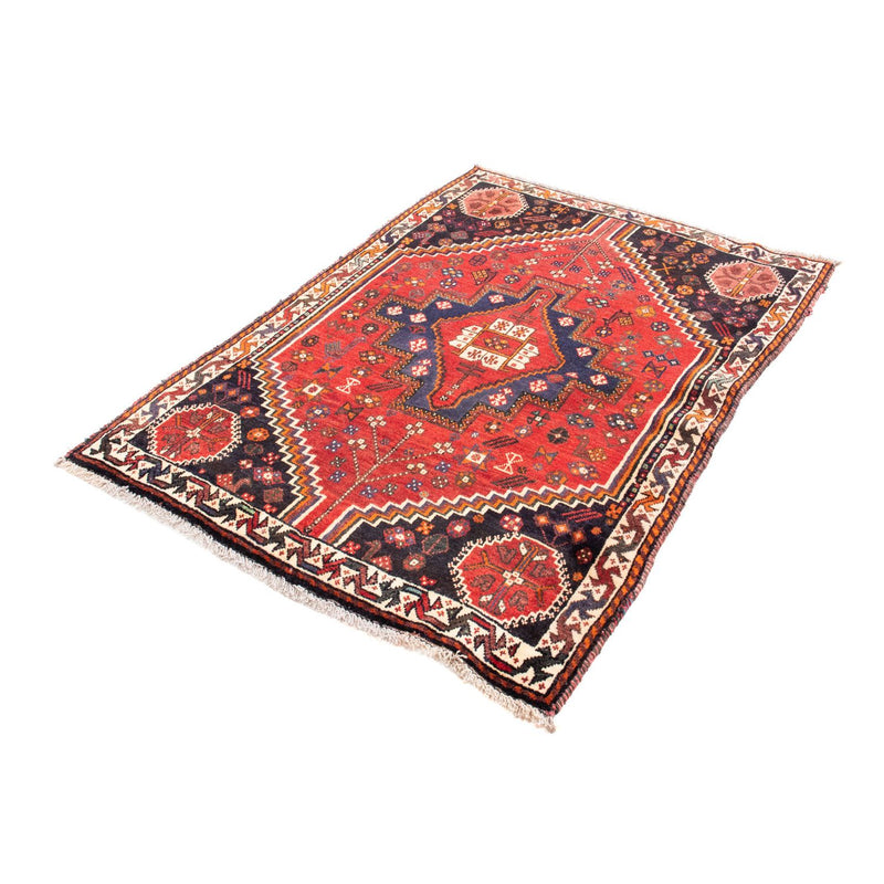 Alfombra persa - Nómada - 159 x 121 cm - rojo oscuro