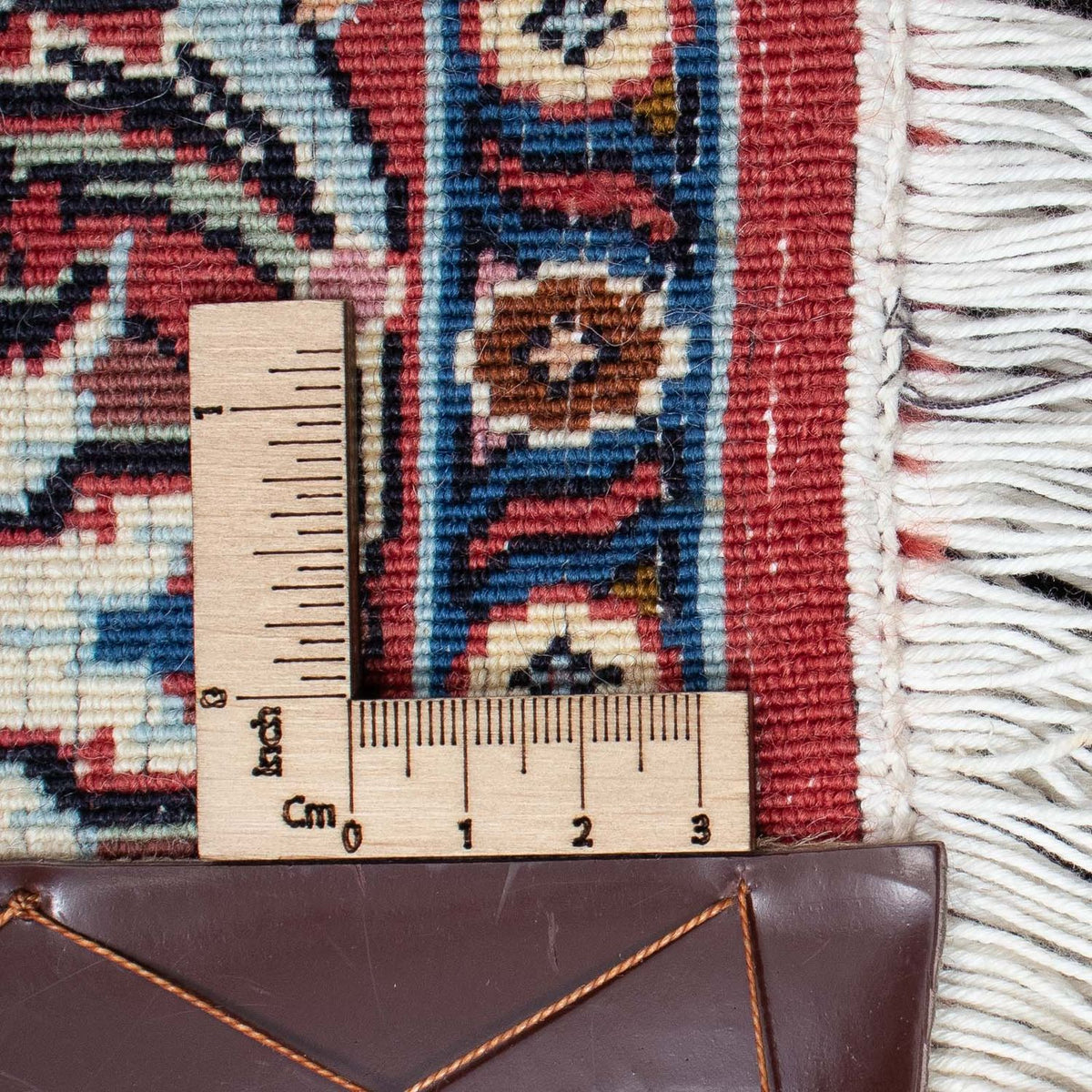 Alfombra persa - Bidjar - 219 x 130 cm - azul oscuro