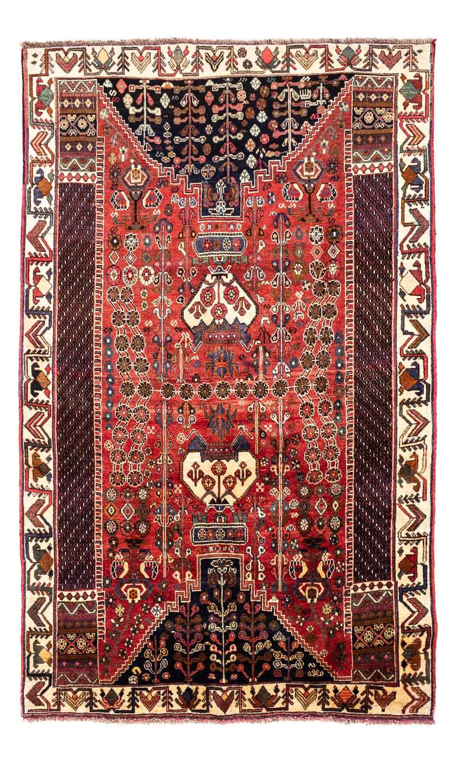 Alfombra persa - Nómada - 253 x 164 cm - rojo