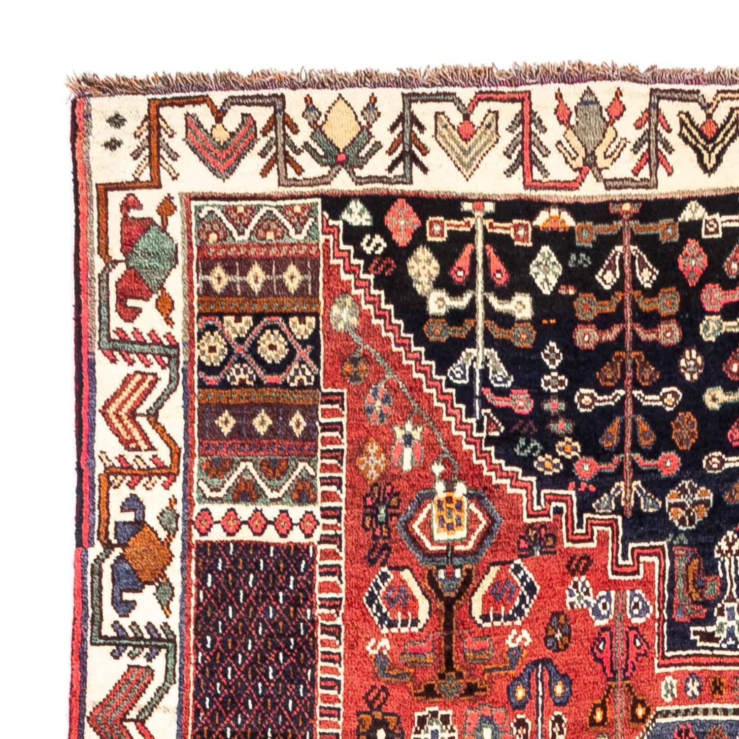 Alfombra persa - Nómada - 253 x 164 cm - rojo