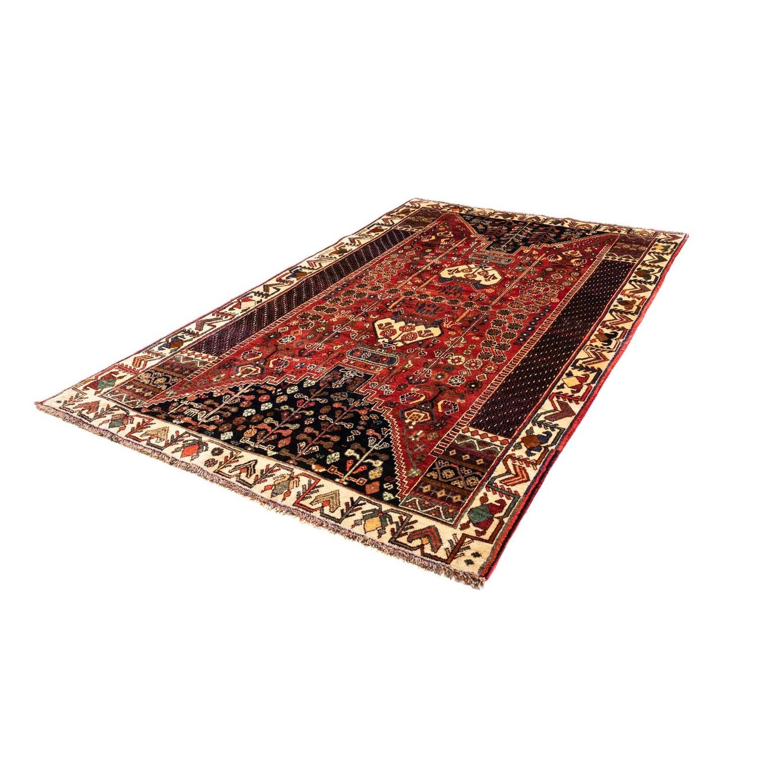 Alfombra persa - Nómada - 253 x 164 cm - rojo