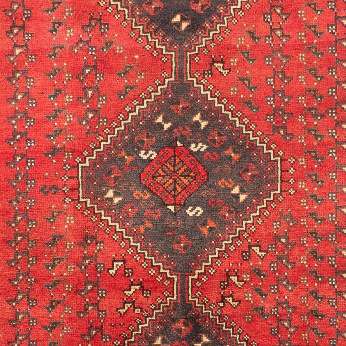Alfombra persa - Nómada - 279 x 203 cm - rojo